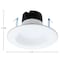 Satco 6.5 Watt LED Downlight Retrofit 4 Inch Baffle CCT Selectable 12 Volts Matte White Finish S11838 - alternate 3
